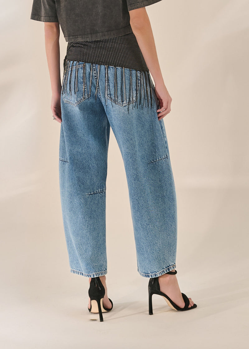 Calça Jeans Barrel