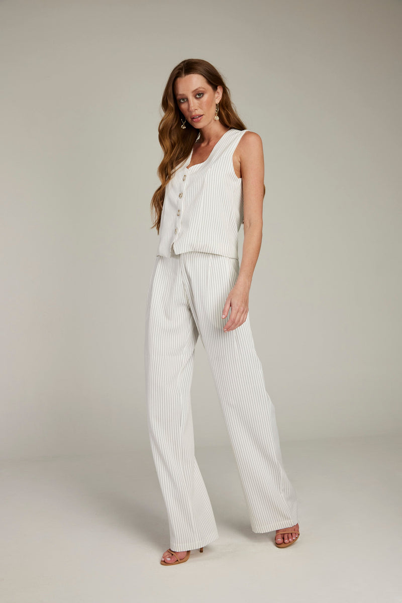 Calça de Alfaiataria "White Venus"