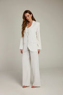 Calça de Alfaiataria "White Venus"