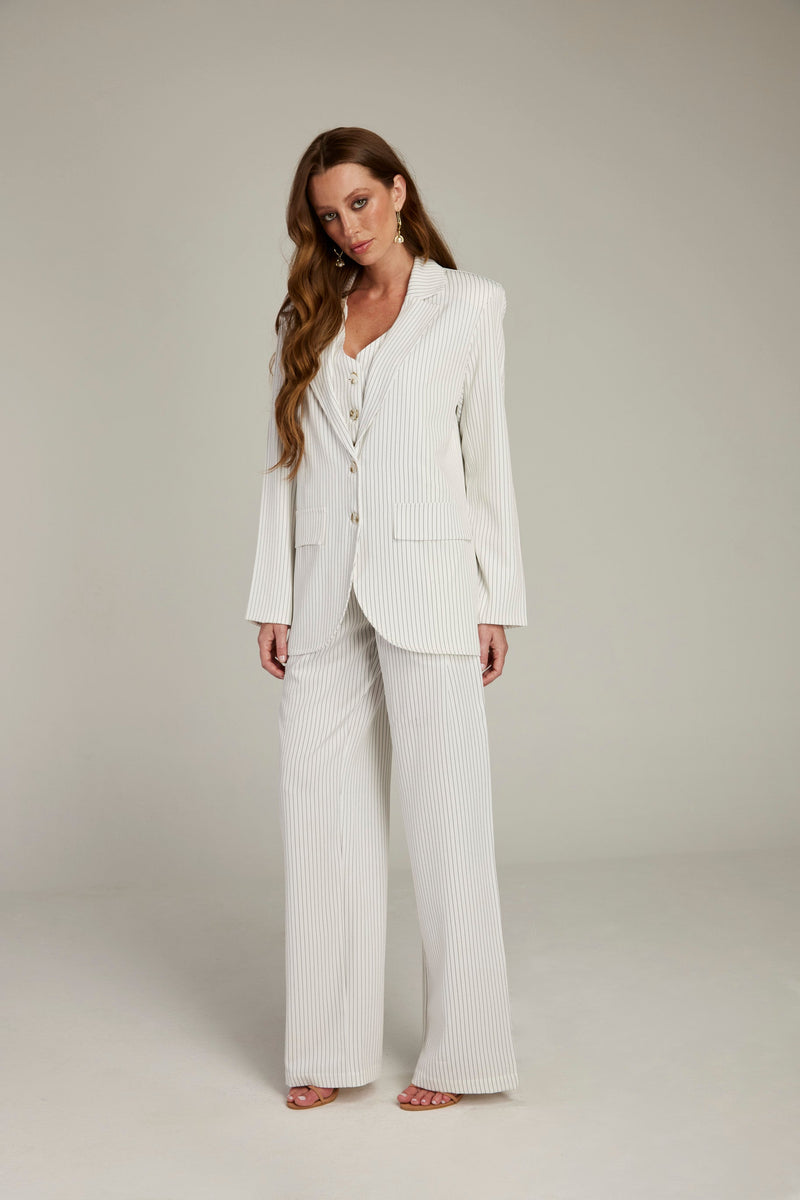 Calça de Alfaiataria "White Venus"