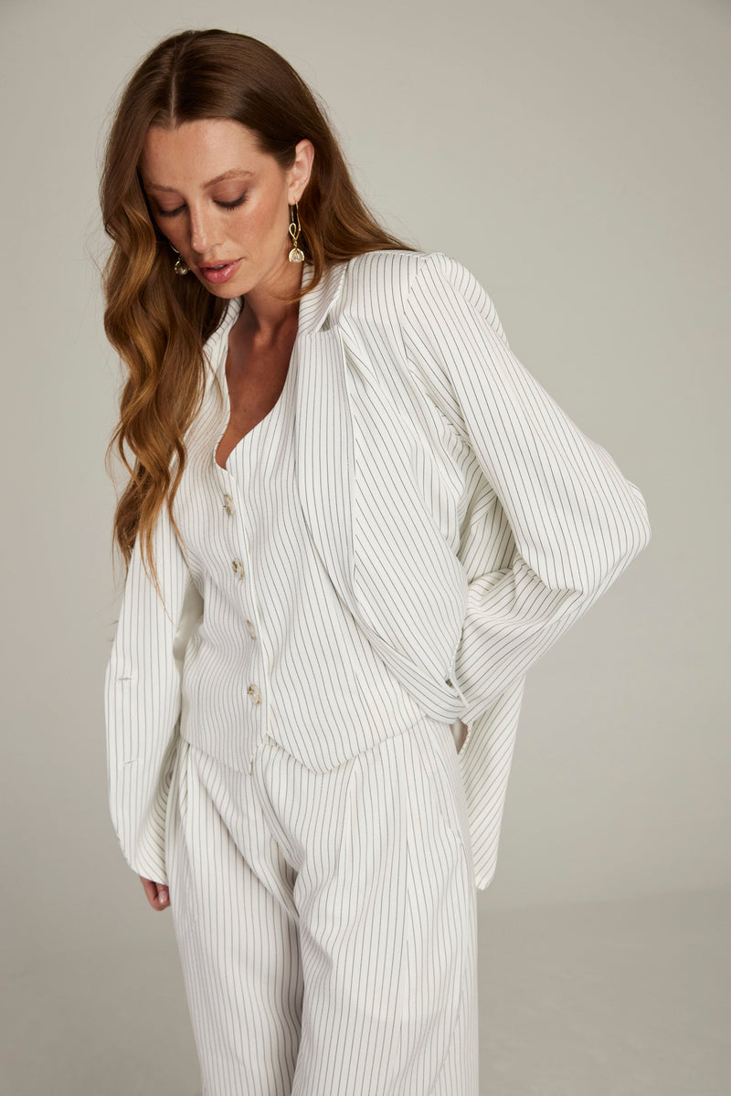 Blazer de Alfaiataria "White Venus"
