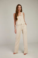 Calça de Alfaiataria em Linho "French Riviera"