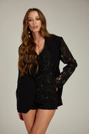 Shorts de Alfaiataria em Renda "Angelina"