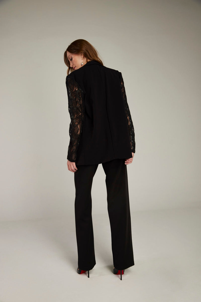 Calça de Alfaiataria "Angelina" Preta