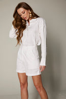 Shorts de Alfaiataria em Linho "Saint Tropez"