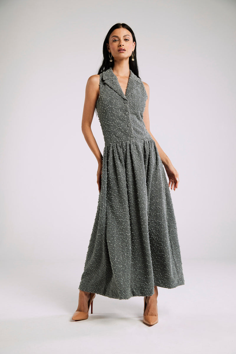 Vestido de Alfaiataria em Tweed "Céleste"