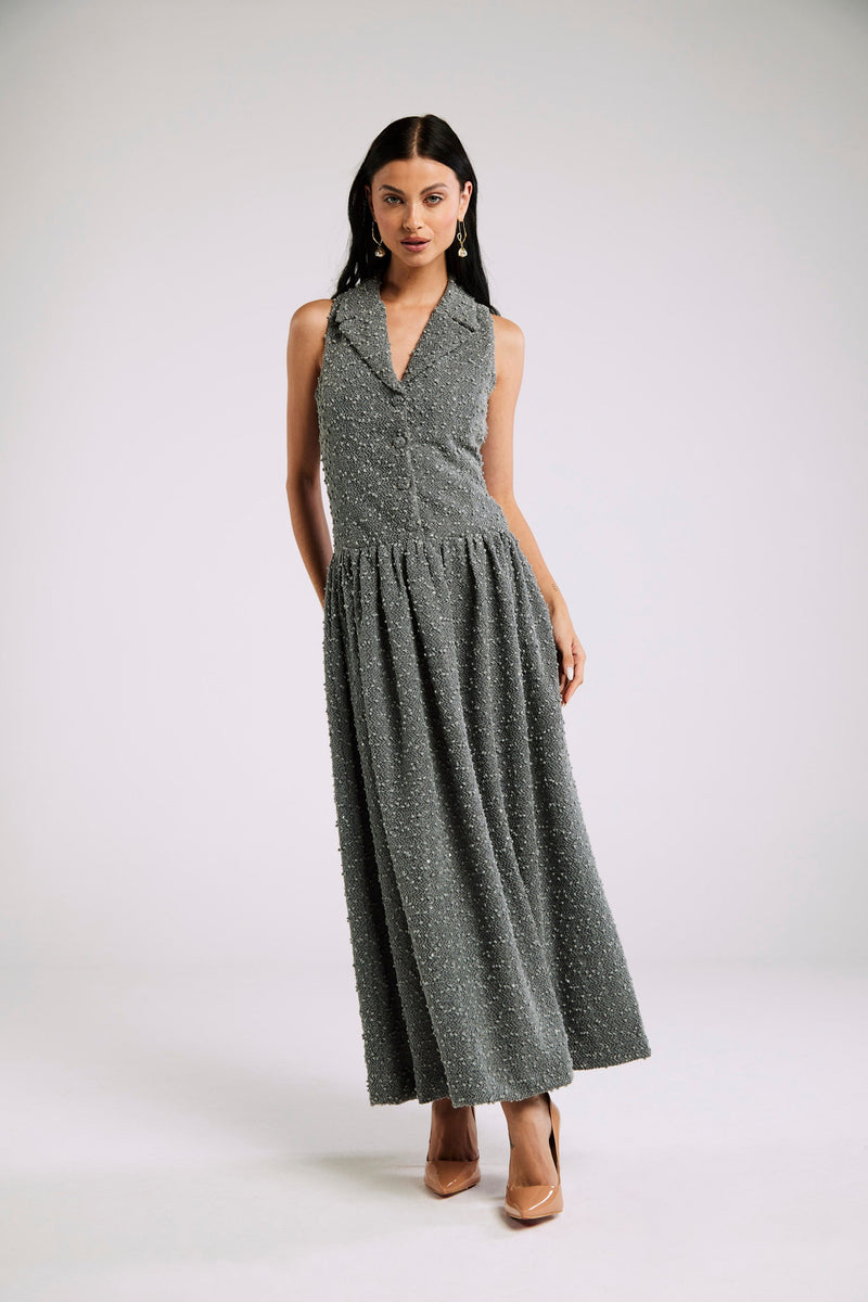 Vestido de Alfaiataria em Tweed "Céleste"