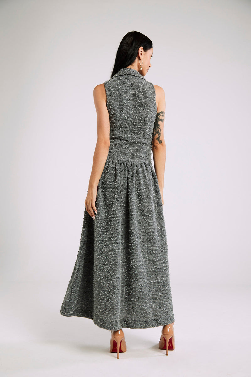 Vestido de Alfaiataria em Tweed "Céleste"