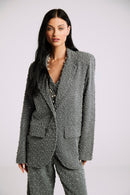 Blazer de Alfaiataria em Tweed "Céleste"