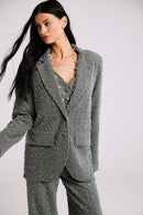 Blazer de Alfaiataria em Tweed "Céleste"