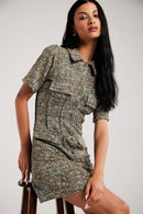 Vestido em Tweed "Pompéia"